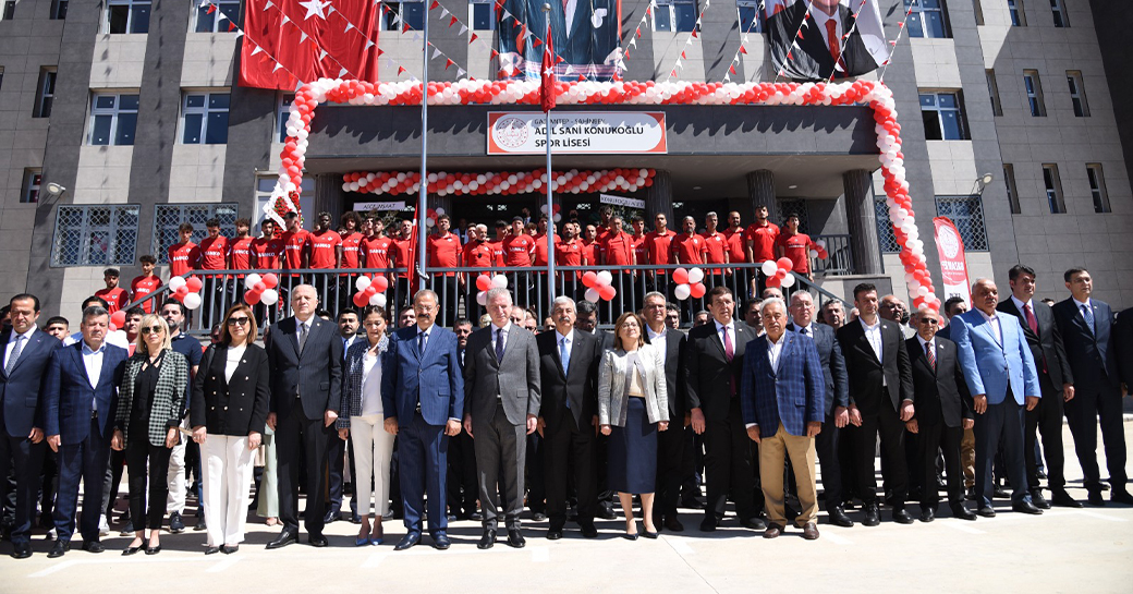 TOBB GAZİANTEP KGK BAŞKANI AYŞEN AHİ, ADİL SANİ KONUKOĞLU SPOR LİSESİ'NİN AÇILIŞ TÖRENİNE KATILDI