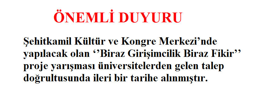 Biraz Girişimcilik Biraz Fikir